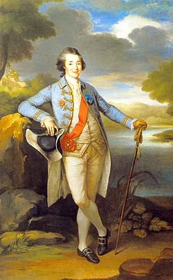 Князь Александр Борисович Куракин  Худ. Бромптон Ричард, 1781  Холст, масло