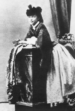 Елизавета Петровна Арапова,  урождённая Ланская, дочь Натальи Николаевны Неизв. худ., 1878 Холст, масло